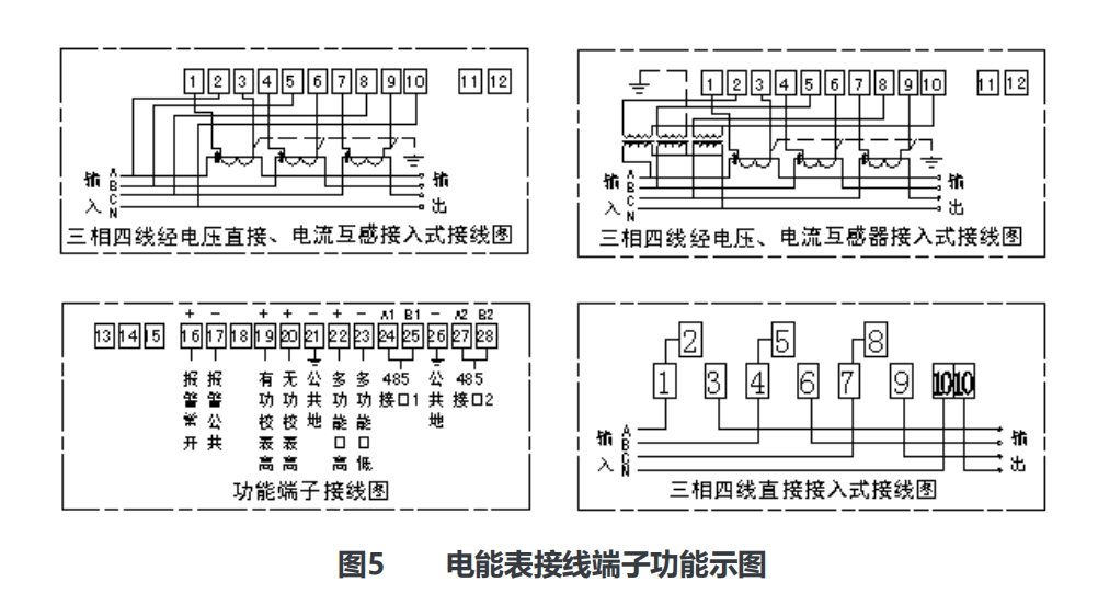 三相互感器电表接线图 三相互感器电表接线图